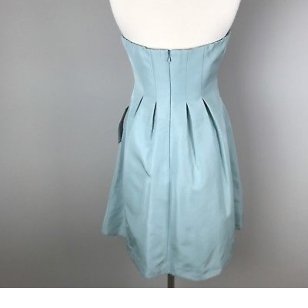 J Crew Marlie Sea Spray/Mint Dress Size 2 - Picture 3 of 3